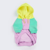 Purple Turquoise Yellow Hoodie