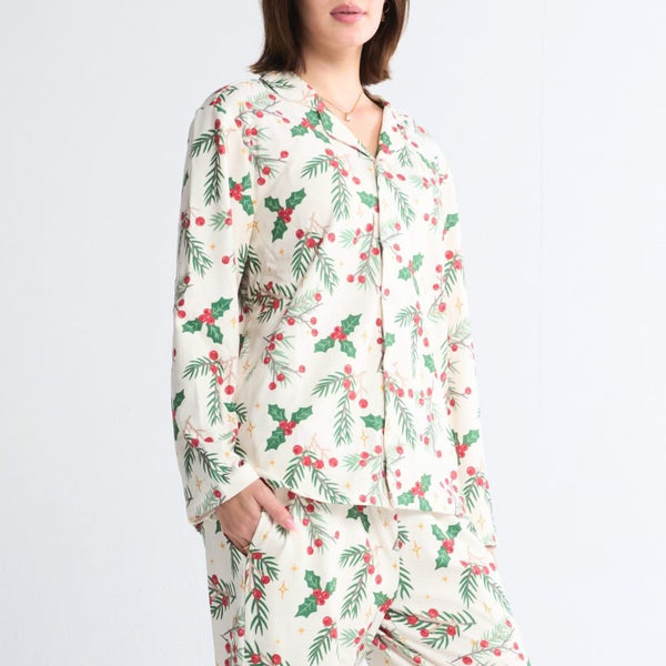 Christmas Pajama Top - Mistletoe