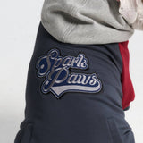 Grey Red Varsity Jacket