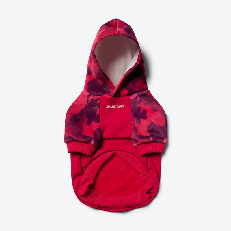 Fuchsia Camo Dog Hoodie