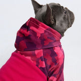 Fuchsia Camo Dog Hoodie