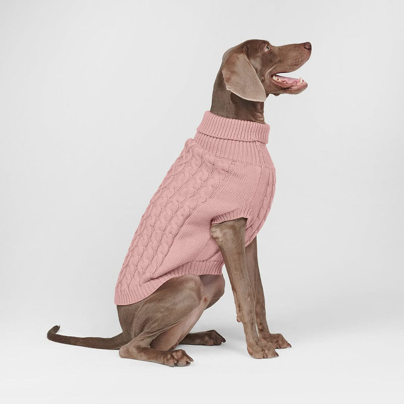 Pink dog sweater hotsell