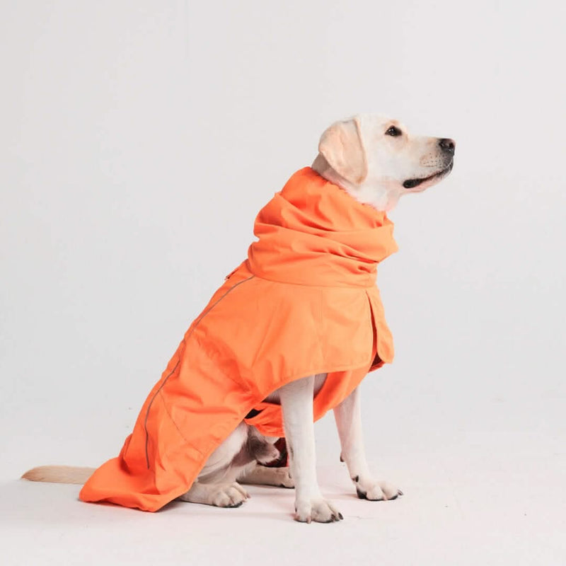 Dog Raincoat - Orange