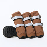 Flex Shell Water-resistant Dog Boots - Brown