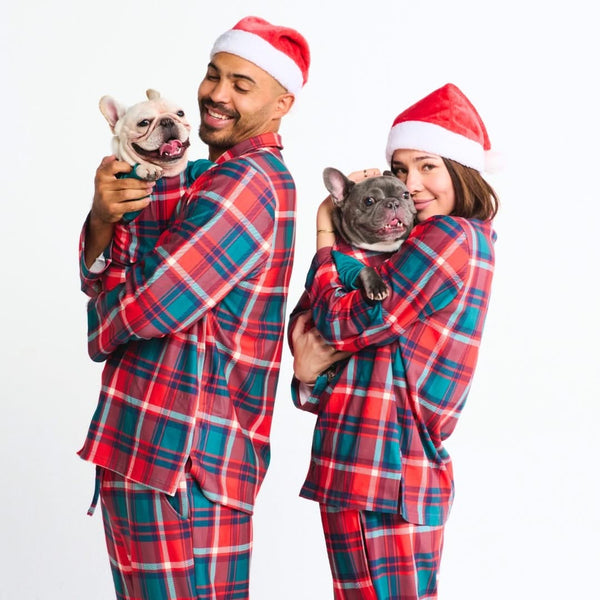 Christmas matching pajamas with dog sale